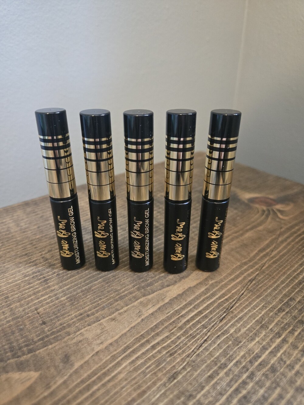 Set Of 5 Belle Beauty By Kim Gravel Moisturizing Brow Gel - Clear